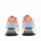 Adidas Men's Retropy E5 Sneakers in Off White/Acid Orange