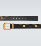 Versace - Medusa Heritage studded leather belt