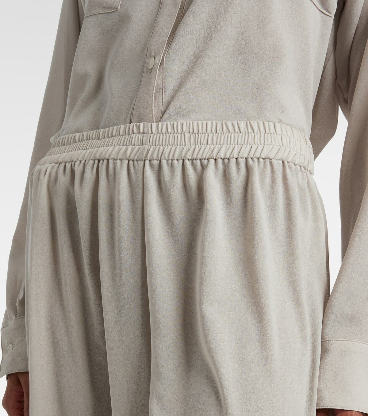 Jade Swim Mika sheer wide-leg pants
