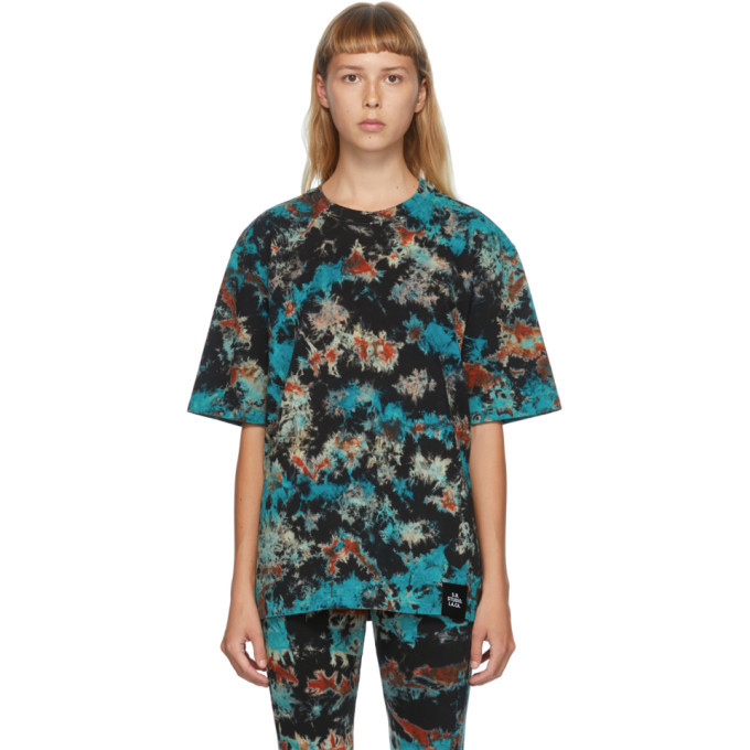 Photo: S.R. STUDIO. LA. CA. Multicolor Tie-Dye Tribal Flame T-Shirt