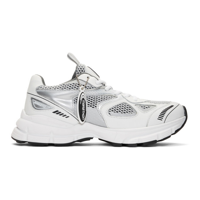 Photo: Axel Arigato White and Silver Marathon Sneakers