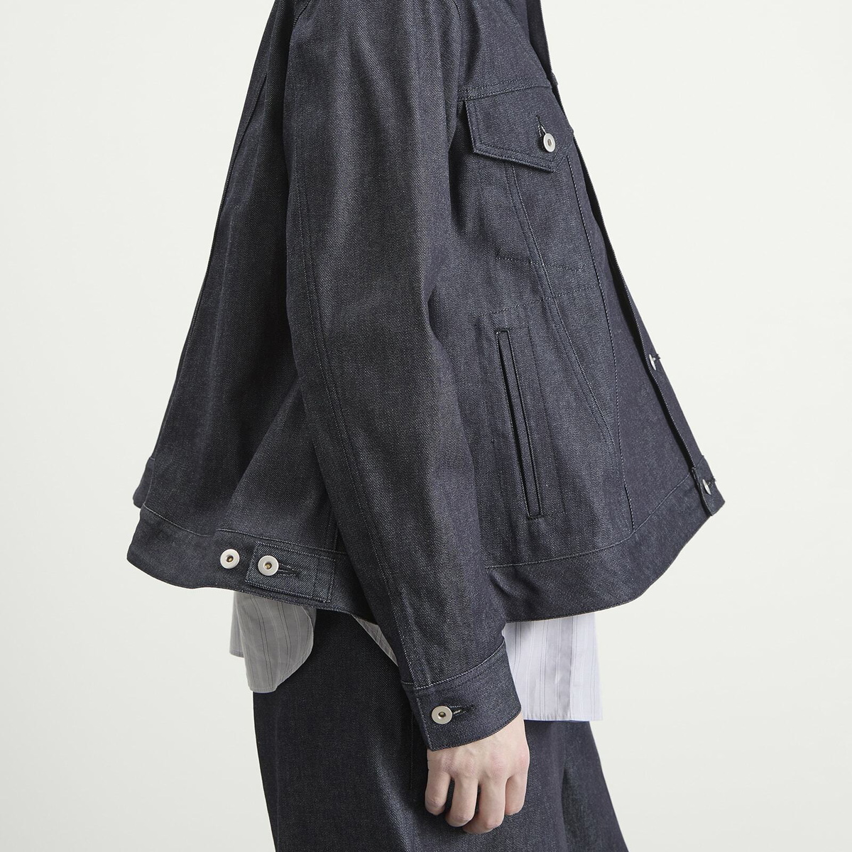Comme des Garçons Black Men's Denim Jacket in Indigo