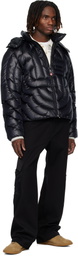 Casablanca Black Quilted Down Jacket