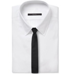 SAINT LAURENT - 5cm Silk-Faille Tie - Black