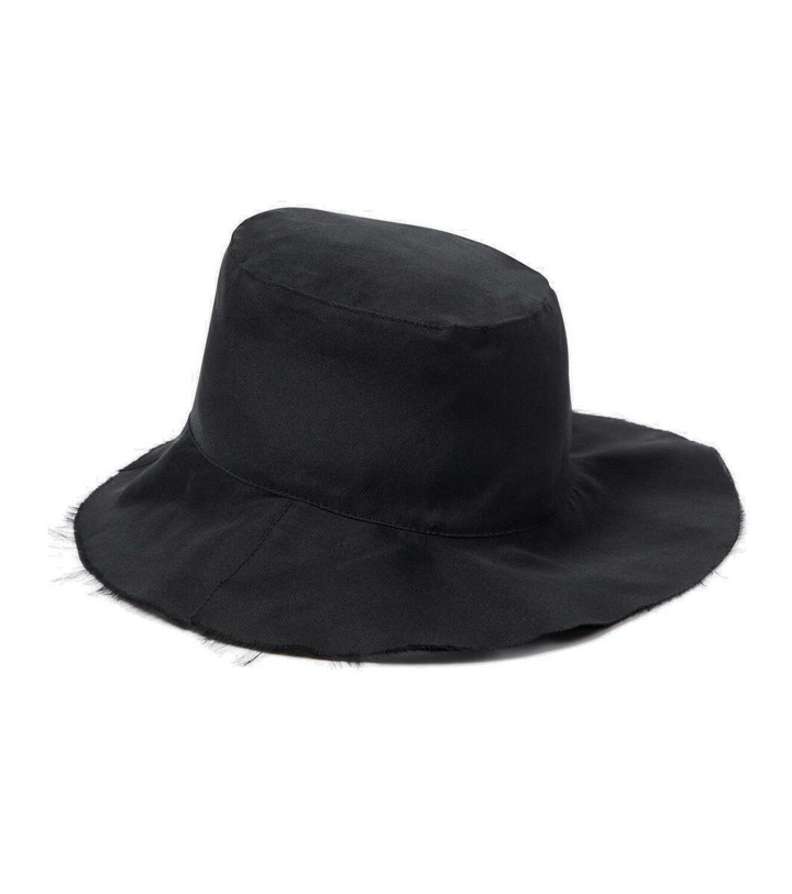 Photo: The Row Sofia silk bucket hat