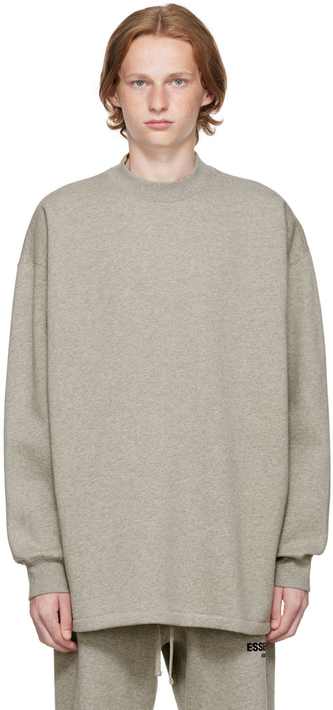 Fear of God ESSENTIALS Gray Relaxed Sweatshirt Fear Of God Essentials