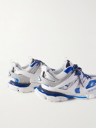 Balenciaga - Track Nylon, Mesh and Rubber Sneakers - White