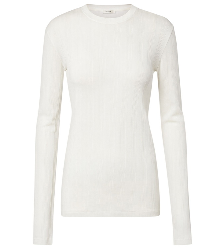 Photo: The Row Dantea cotton jersey top