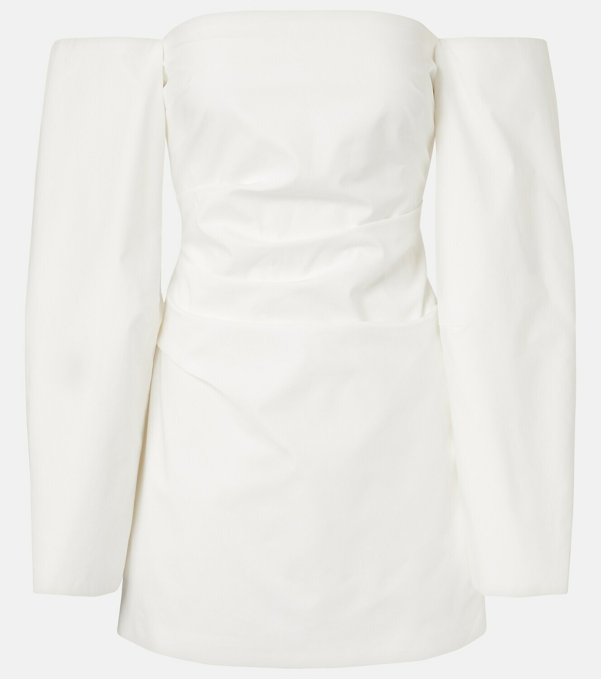 SIR Martina off-shoulder cotton poplin minidress