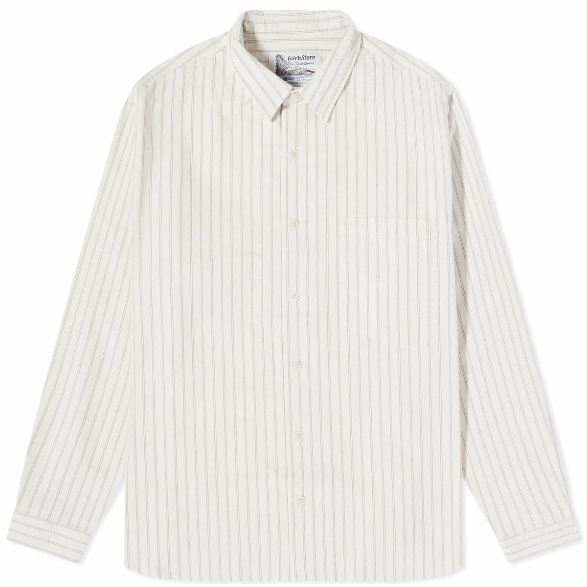 Garbstore Men's Grande Shirt in Ecru Garbstore