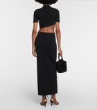 Christopher Esber Maparadita ribbed-knit maxi skirt