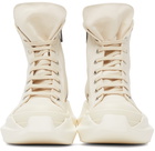 Rick Owens Drkshdw Off-White Abstract Sneakers