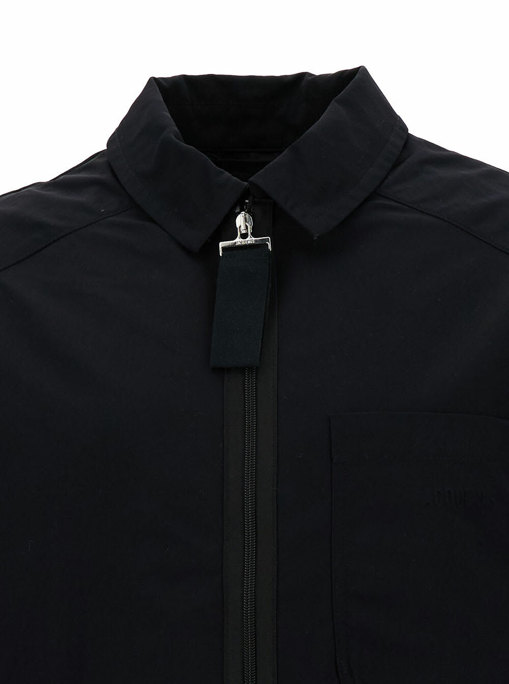 Jacquemus Zip-up Jacket With Tonal Logo Embroidery Jacquemus