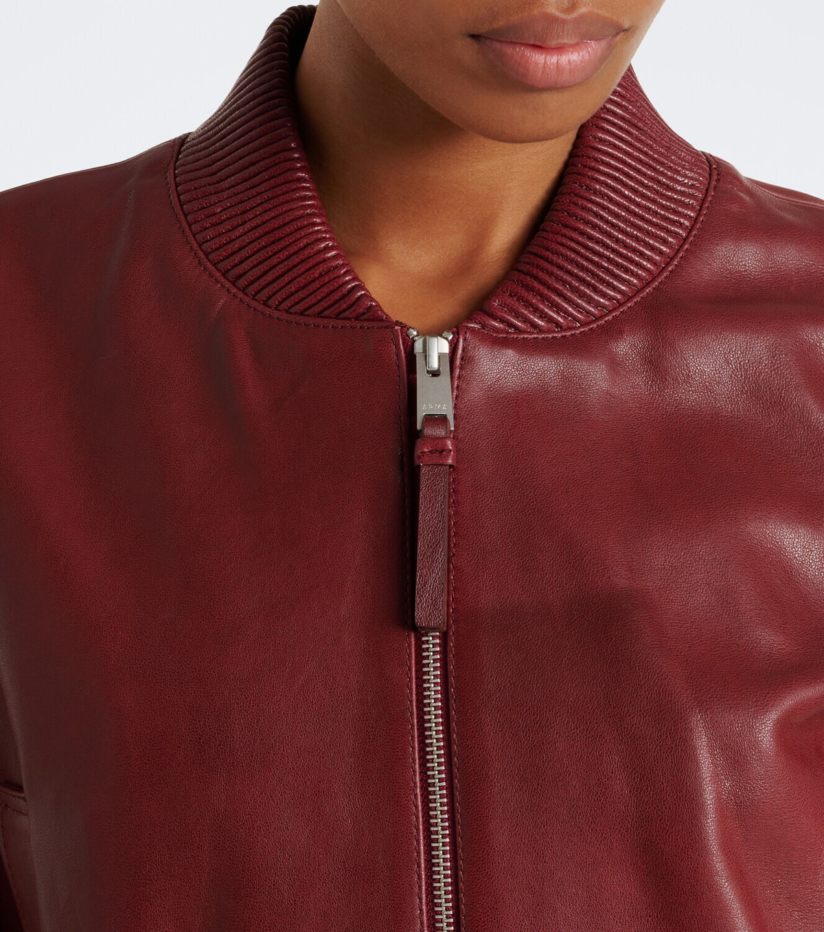 Arma Hannah leather bomber jacket