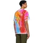 MSGM Multicolor Paint Pattern T-Shirt