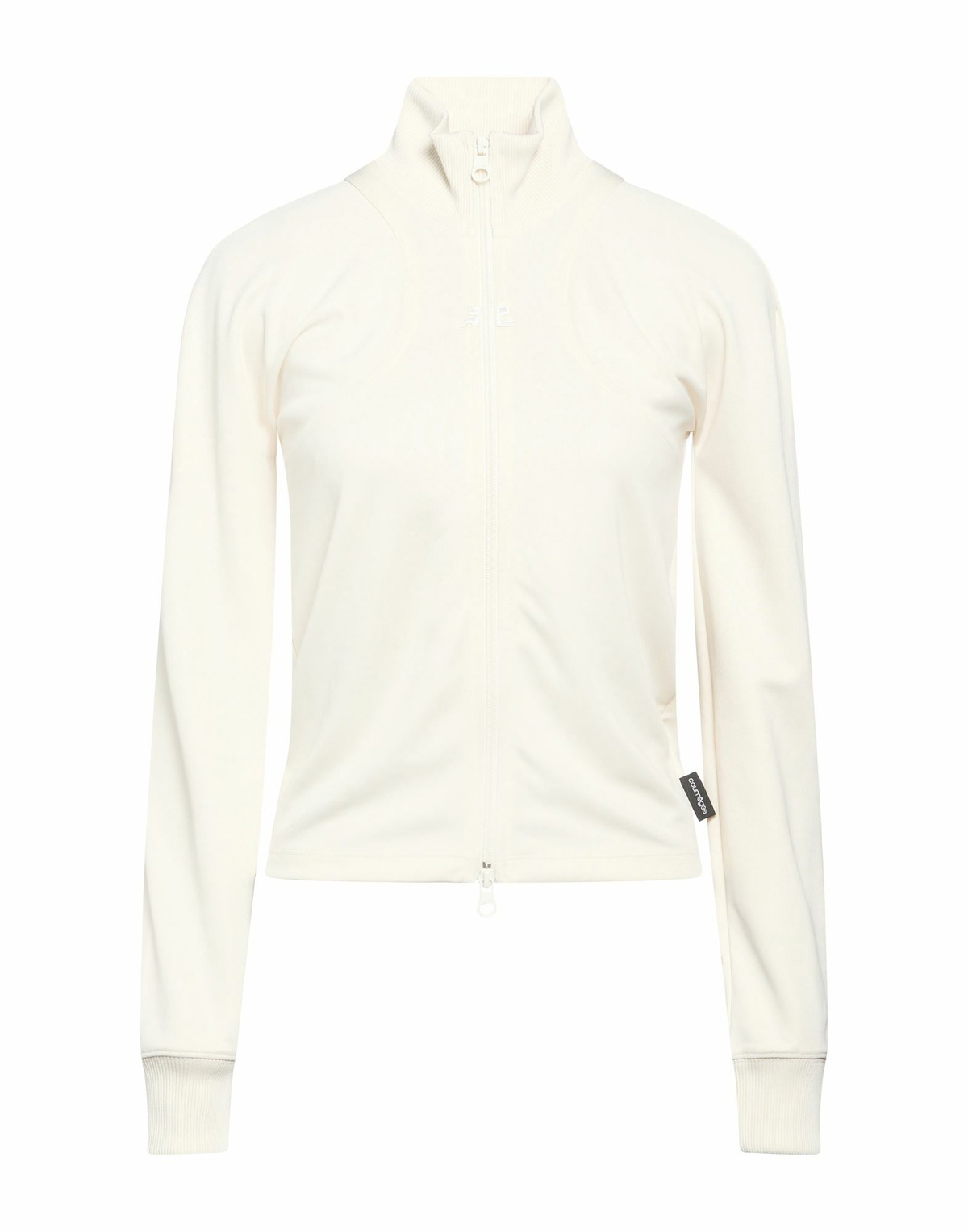 Courrèges Womens Sweatshirt Ivory