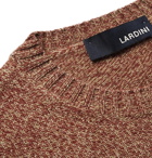 Lardini - Slim-Fit Mélange Wool Sweater - Men - Brick
