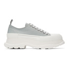 Alexander McQueen SSENSE Exclusive Grey Tread Slick Low Sneakers