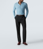 Saint Laurent Le Loafer eel leather penny loafers