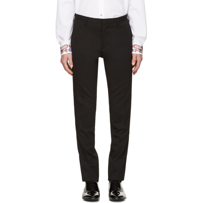 Photo: Paul Smith Black Wool Trousers