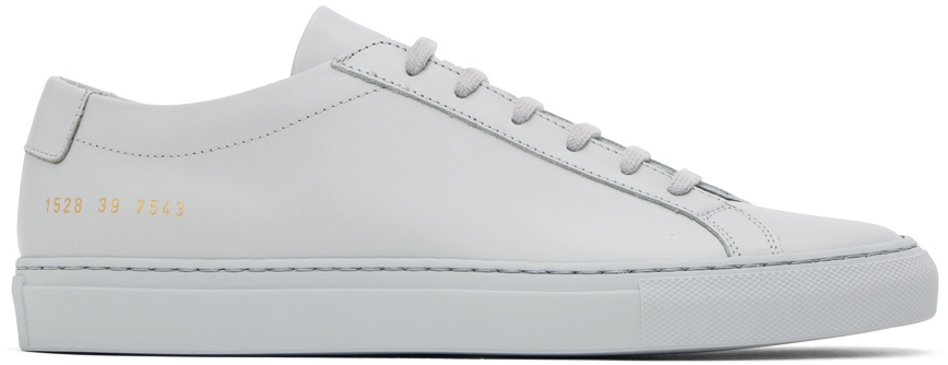 Photo: Common Projects Gray Achilles Sneakers