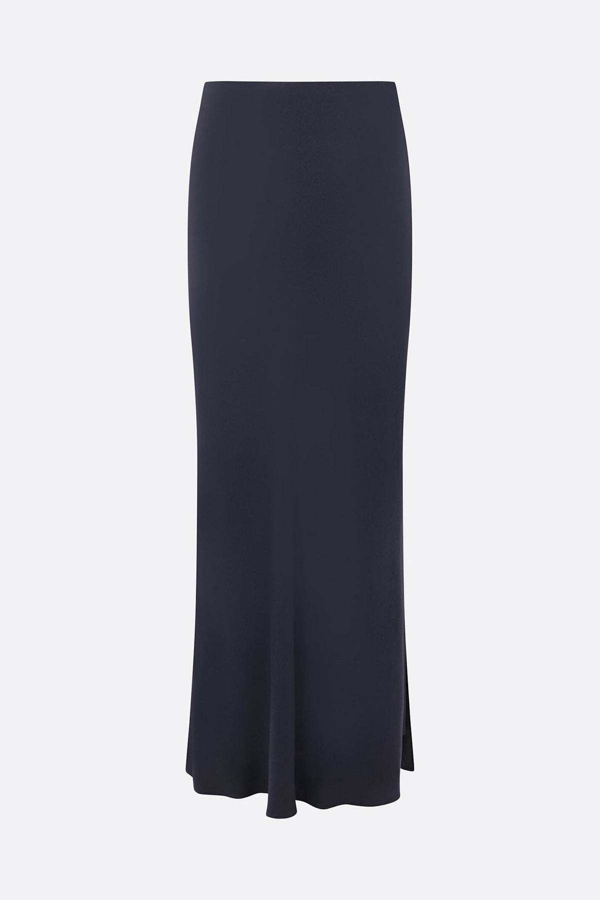 Brunello Cucinelli Fluid Bias-cut Long Skirt In Twill Brunello Cucinelli