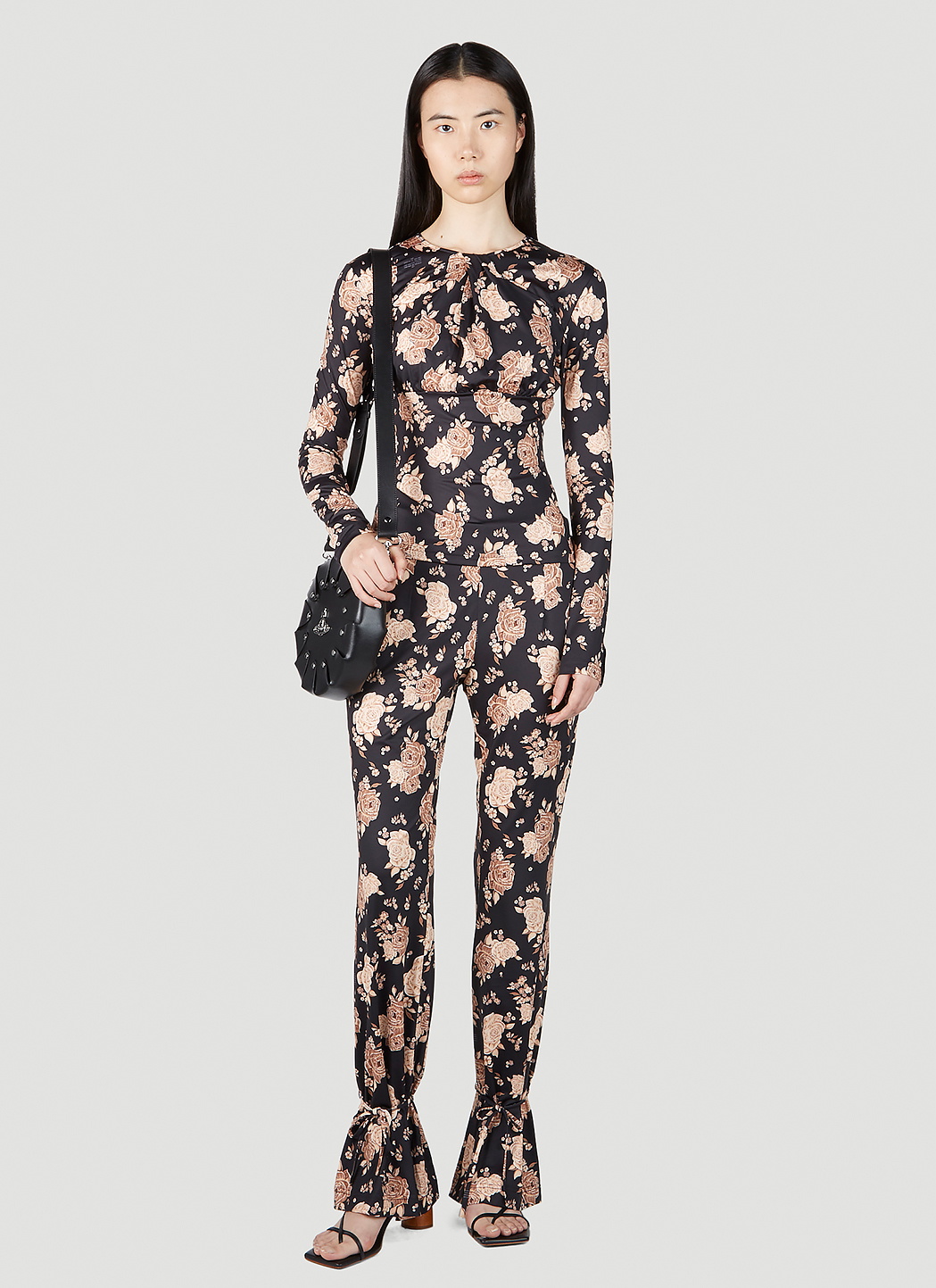 Rokh Floral Jersey Top
