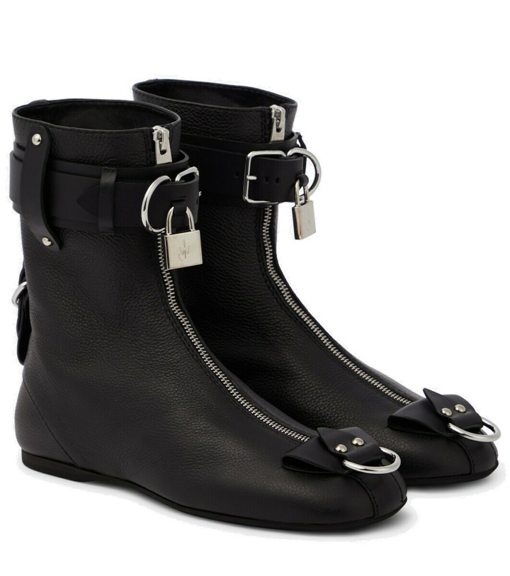 Photo: JW Anderson Lock leather ankle boots