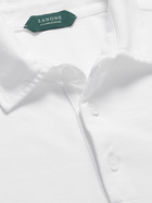 Incotex - Cotton-Jersey Polo Shirt - White