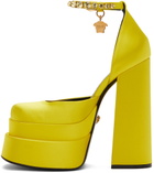 Versace Yellow Medusa Aevitas Platform Heels