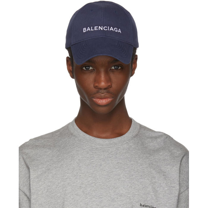 Photo: Balenciaga Blue Logo Cap