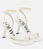 Loewe Petal 90 leather sandals