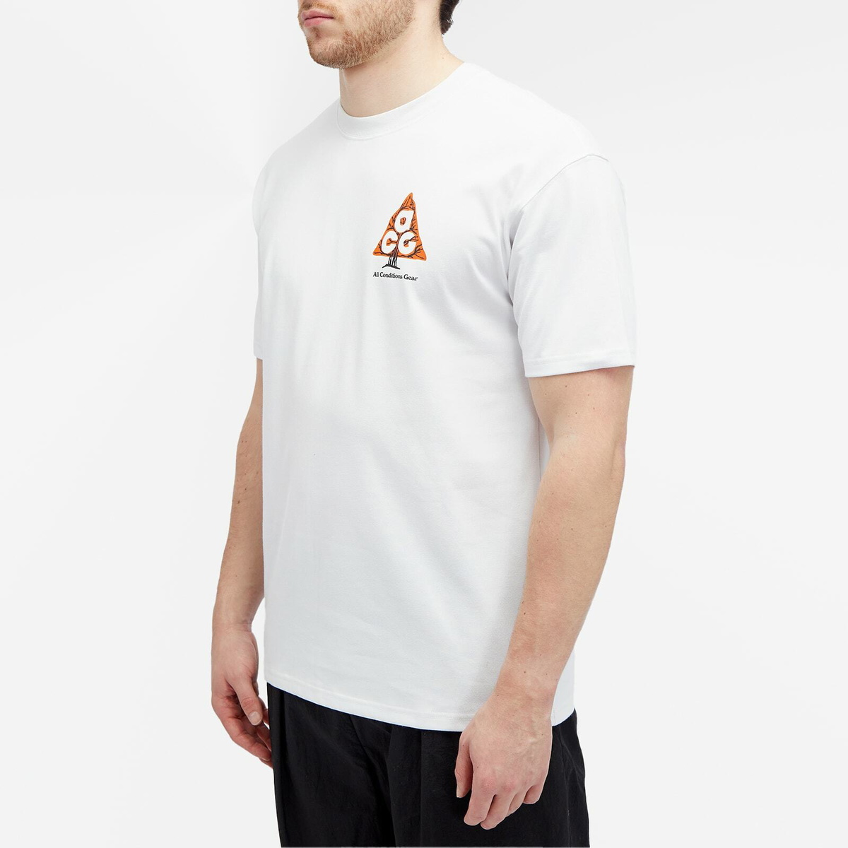 Nike Men's Acg Wildwood T-Shirt in Summit White Nike