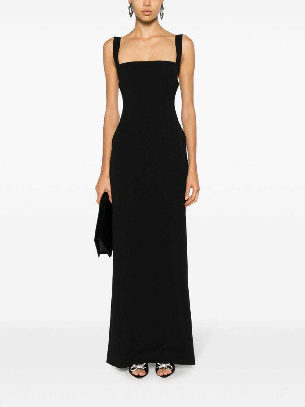 Solace London Saren Maxi Dress in Black-Pre-Owned