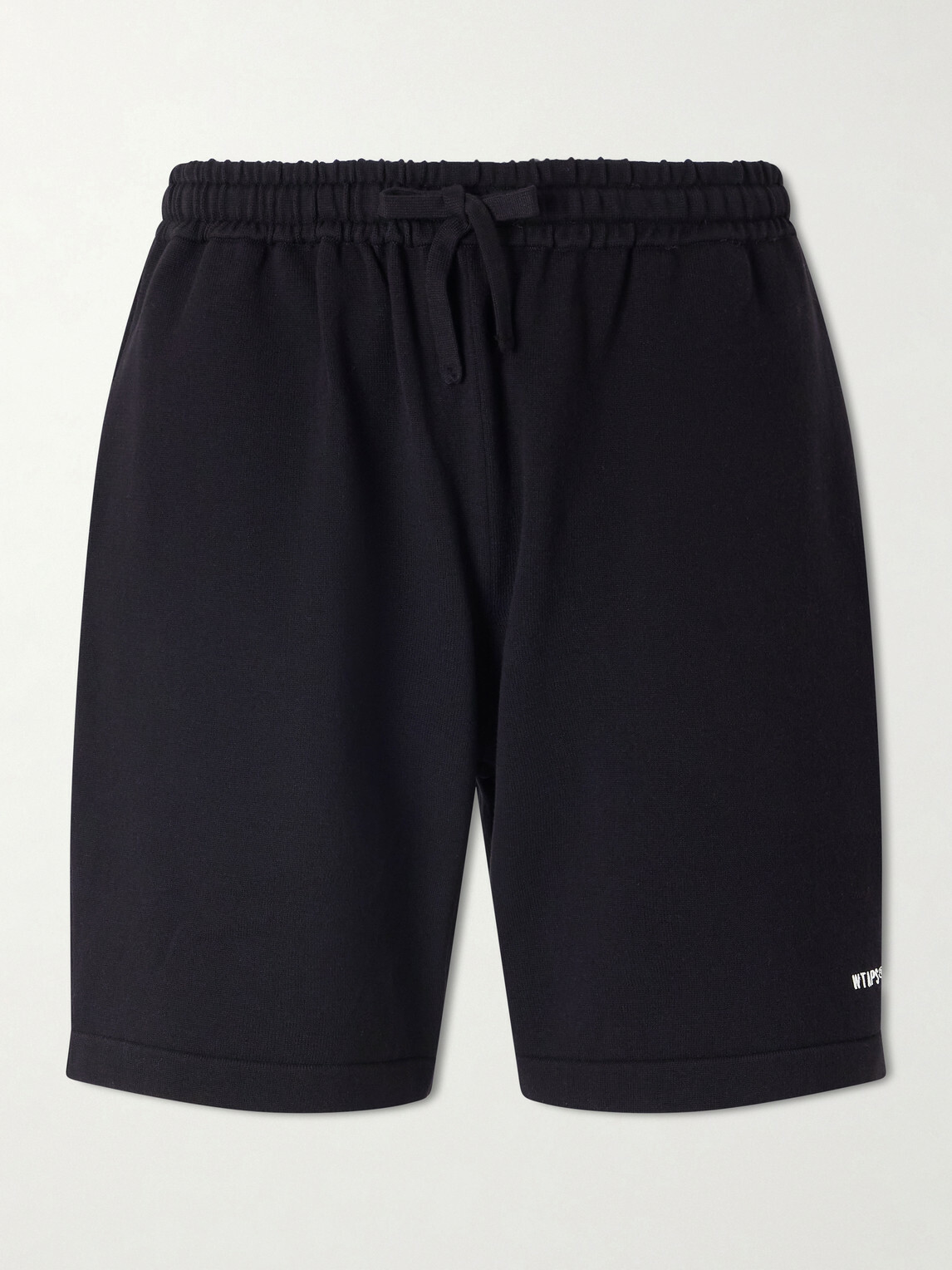 WTAPS - Straight-Leg Logo-Embroidered Cotton-Blend Shorts - Black