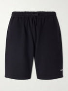 WTAPS - Straight-Leg Logo-Embroidered Cotton-Blend Shorts - Black