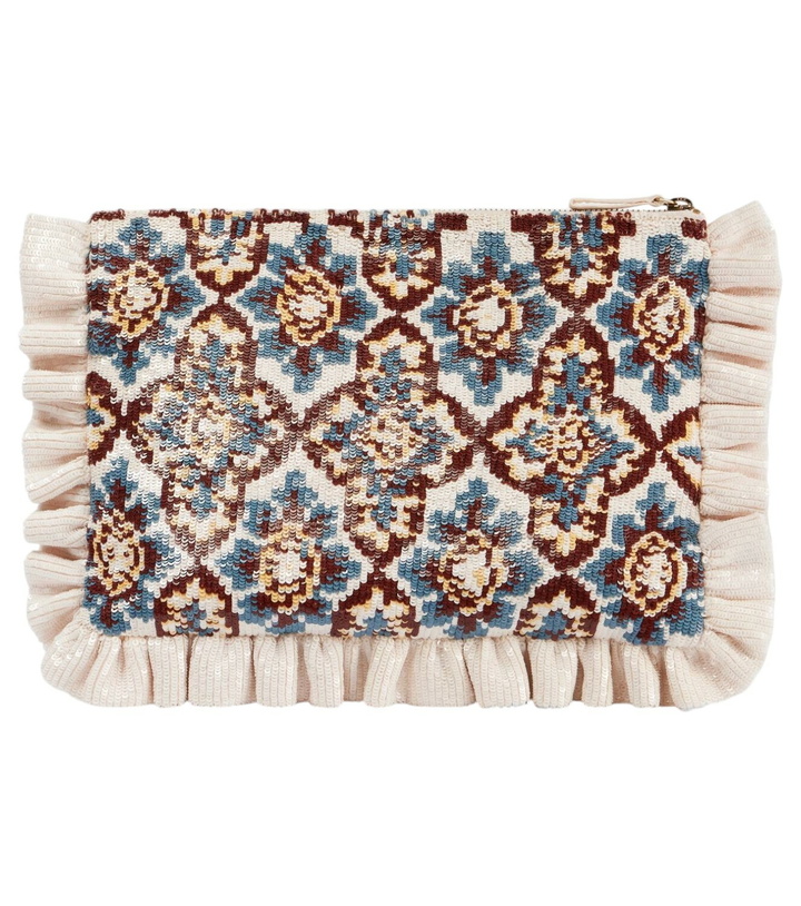 Photo: La DoubleJ Sequined clutch