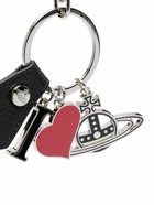 VIVIENNE WESTWOOD - I Love Orb Leather Keychain