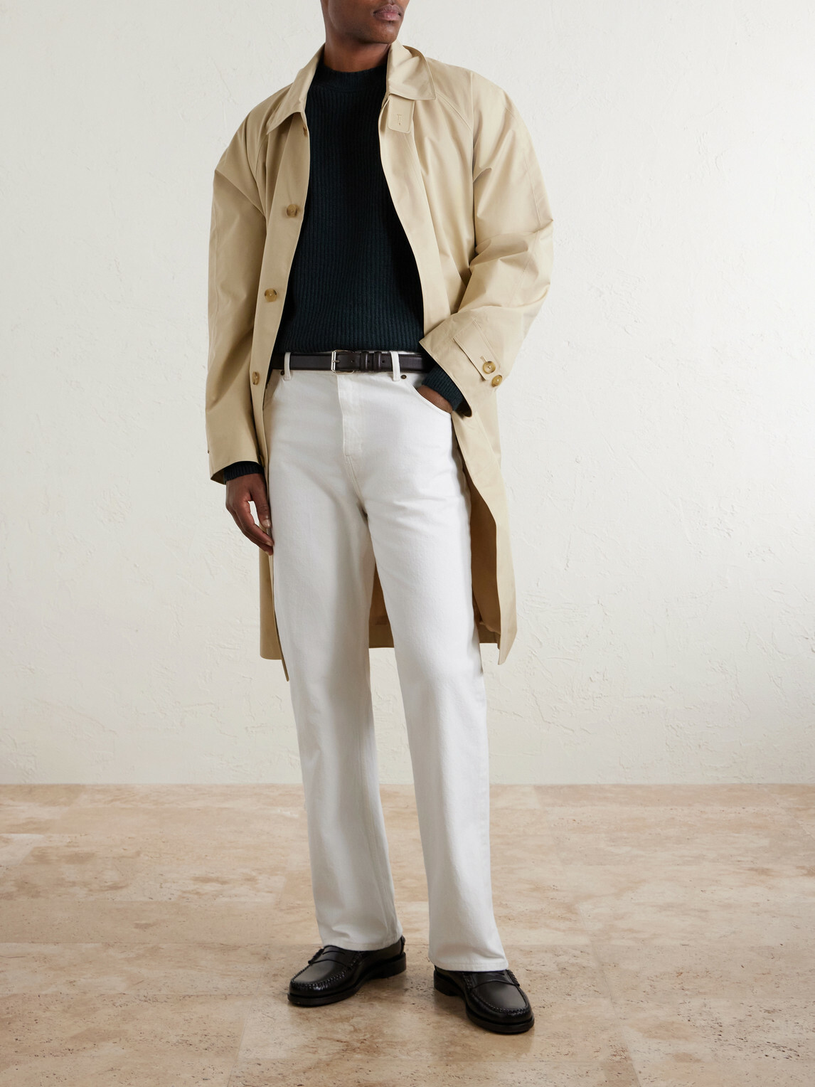 John Smedley - Bill Nighy Cashmere and Wool-Blend Sweater - Green