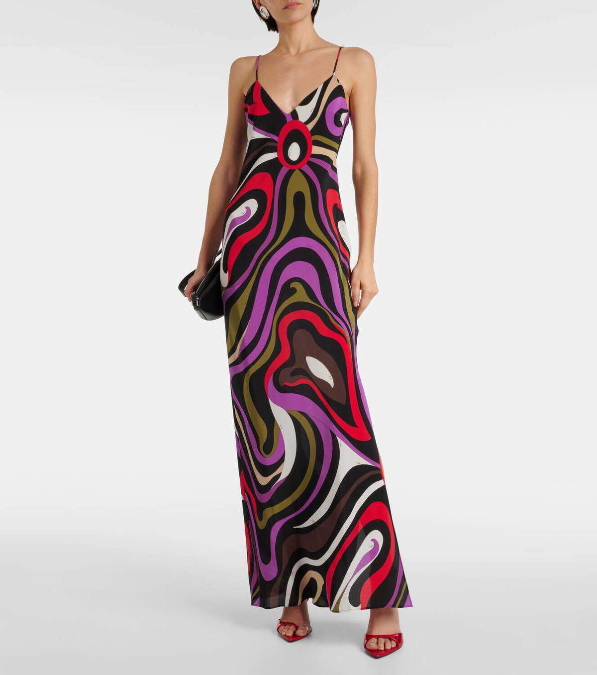 【関税込み】EMILIO PUCCI MARBLE DRESS Emilio Pucci Marble Dress in Metallic | Lyst
