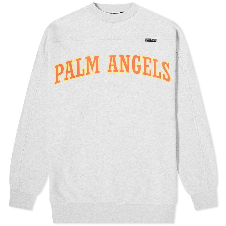 Photo: Palm Angels New College Logo Crew