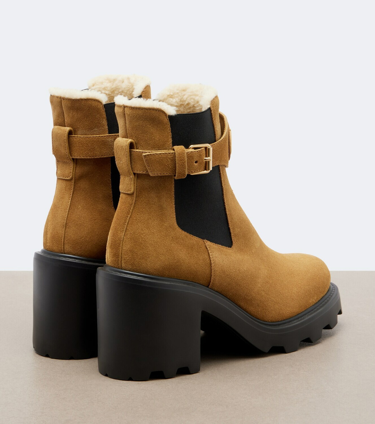 Valentino Garavani Beatle VLogo suede ankle boots