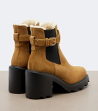 Valentino Garavani Beatle VLogo suede ankle boots