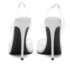 Femme LA Women's Macallan Sling Back Pump in Lambo White