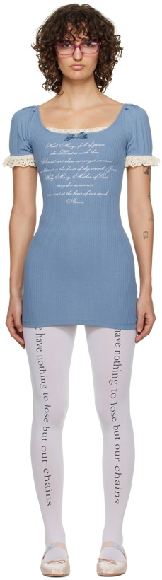 Photo: Praying Blue Hail Mary Minidress