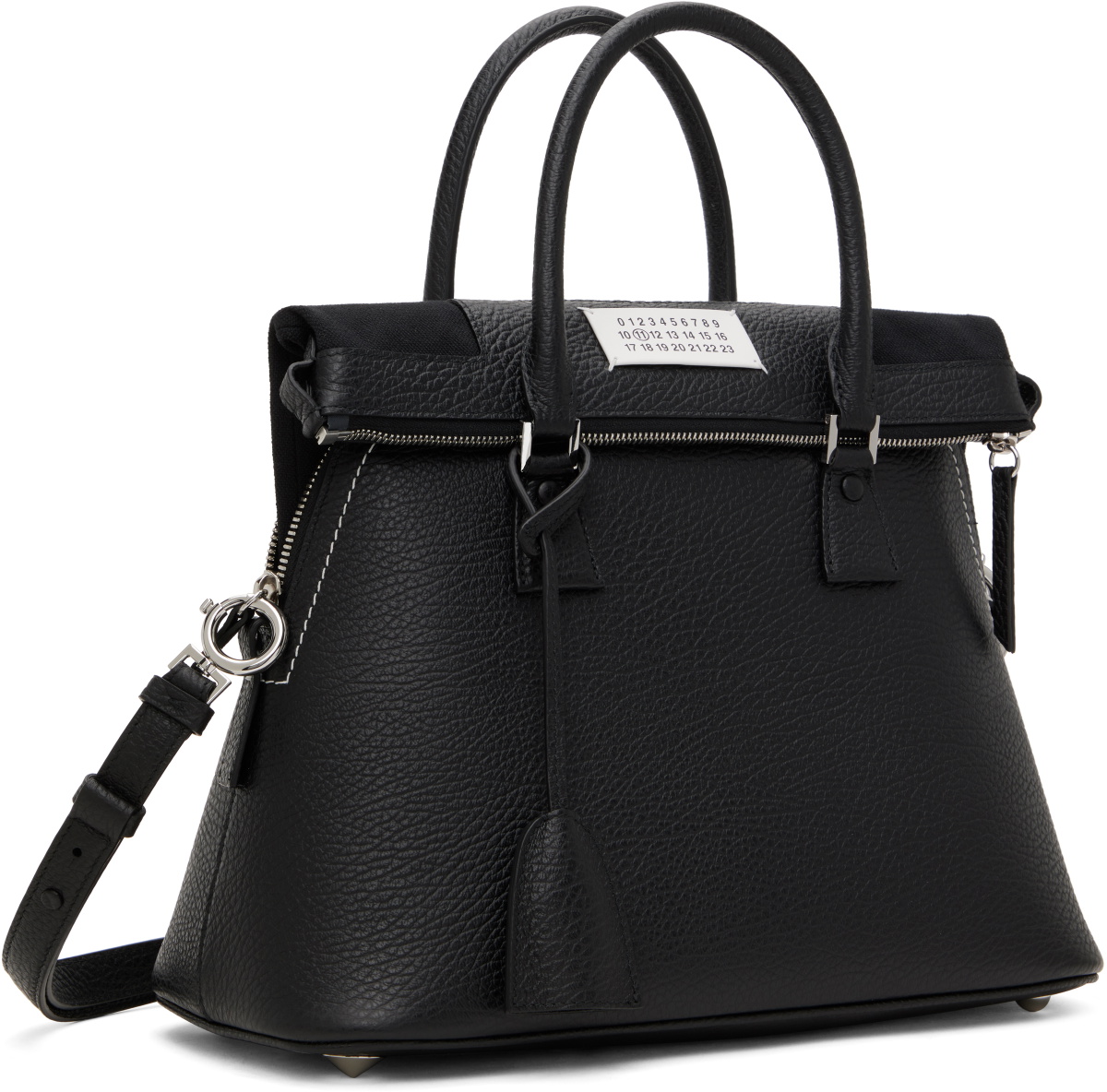 Maison Margiela Black Classic 5AC Medium Bag Maison Margiela
