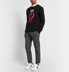 Polo Ralph Lauren - Bear-Intarsia Wool Sweater - Black