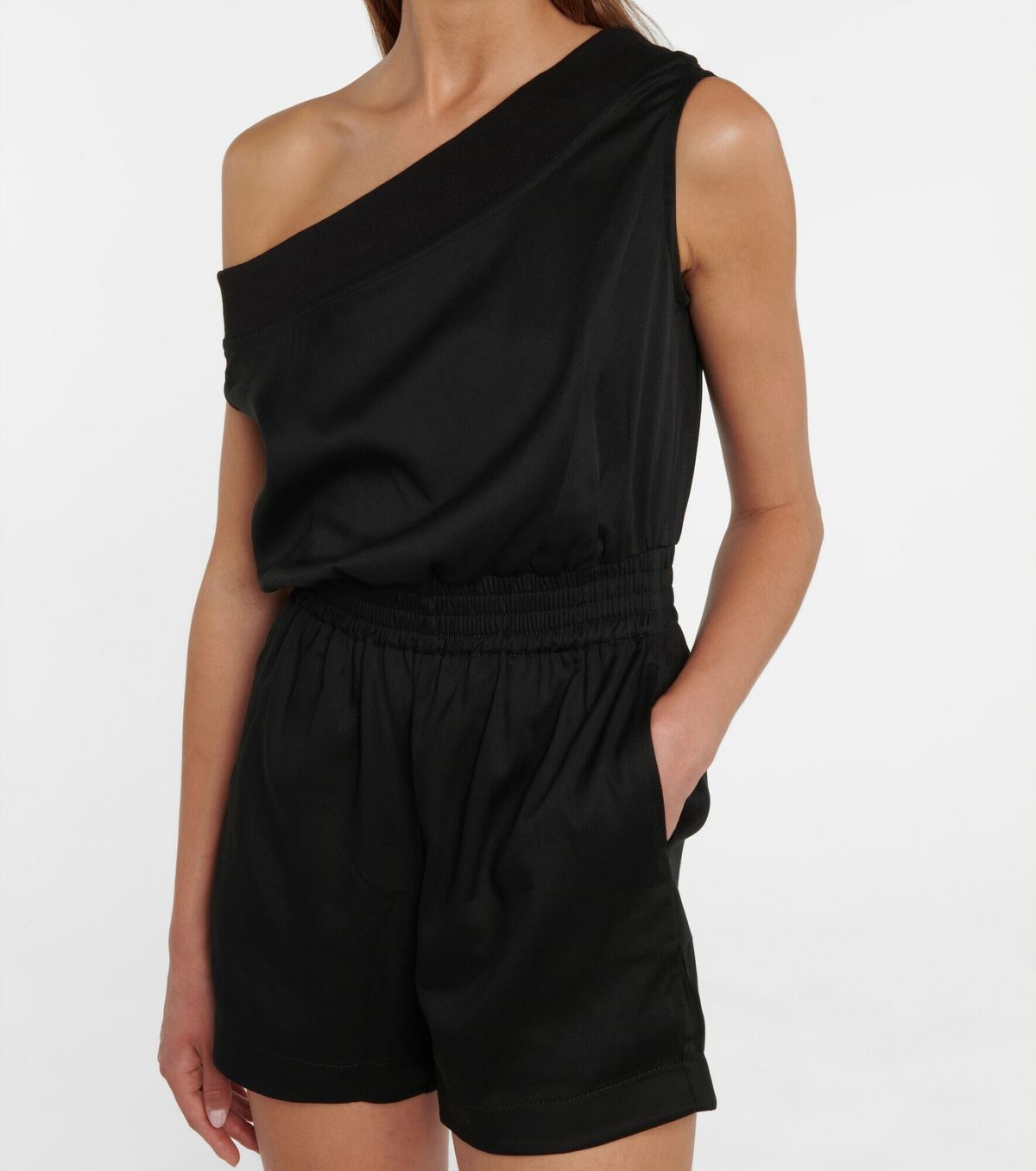 Rta - Ginnie off-shoulder playsuit