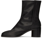 Maison Margiela Black Mid Heel Tabi Boots