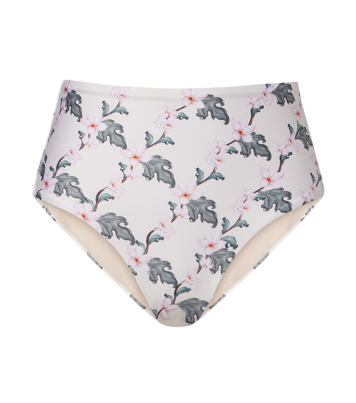 Photo: Agua by Agua Bendita Magenta floral bikini bottoms